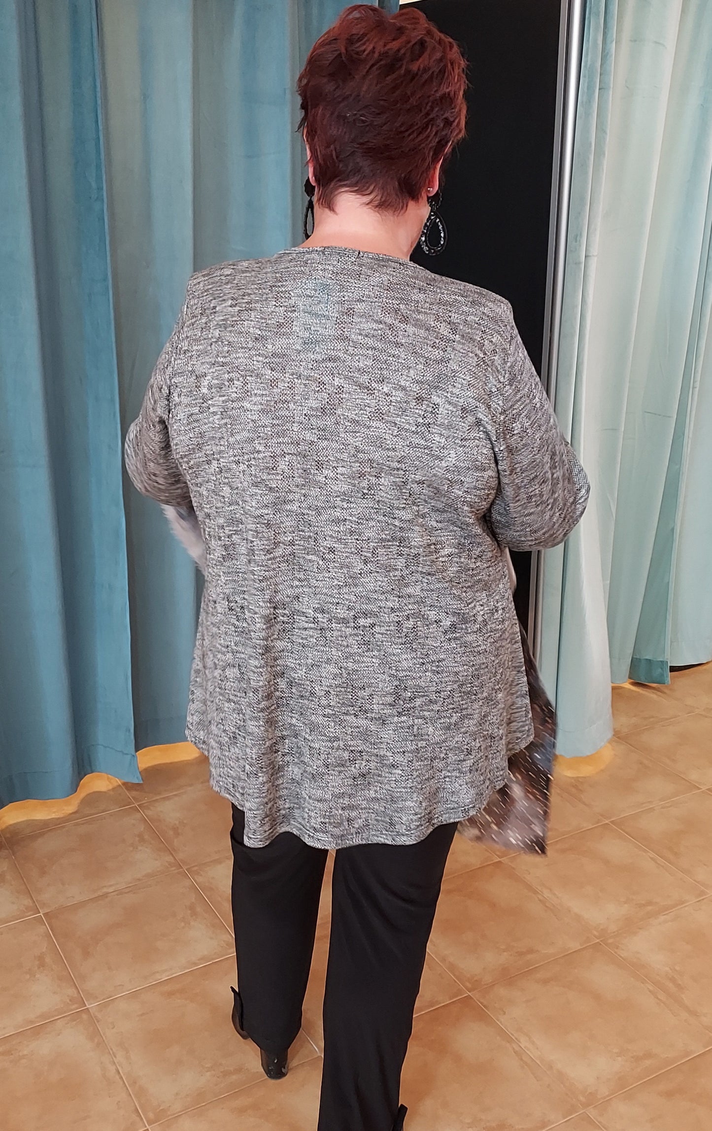 Naila grey lightweight sweater