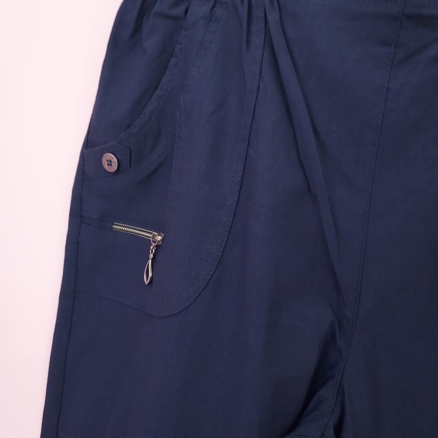 Hallie navy blue trousers