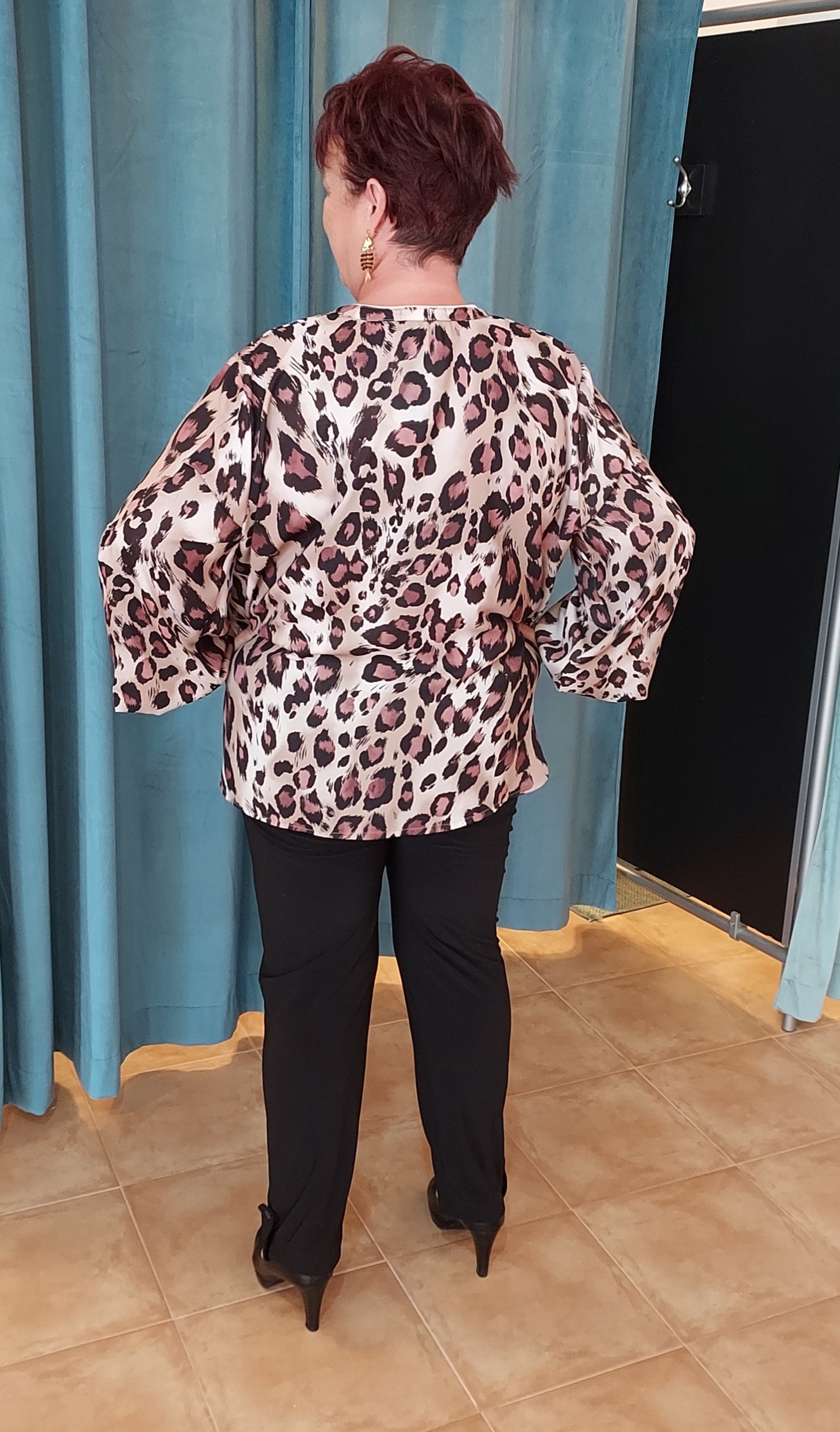 Hilda animal print top